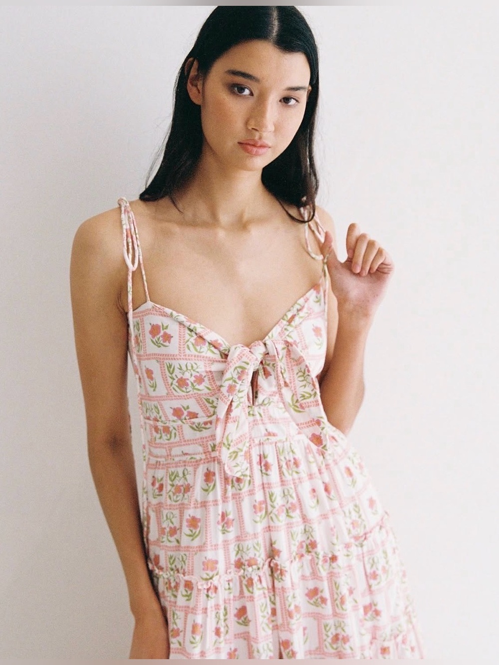 Palm Noosa - James Dress in Hibiscus Tile